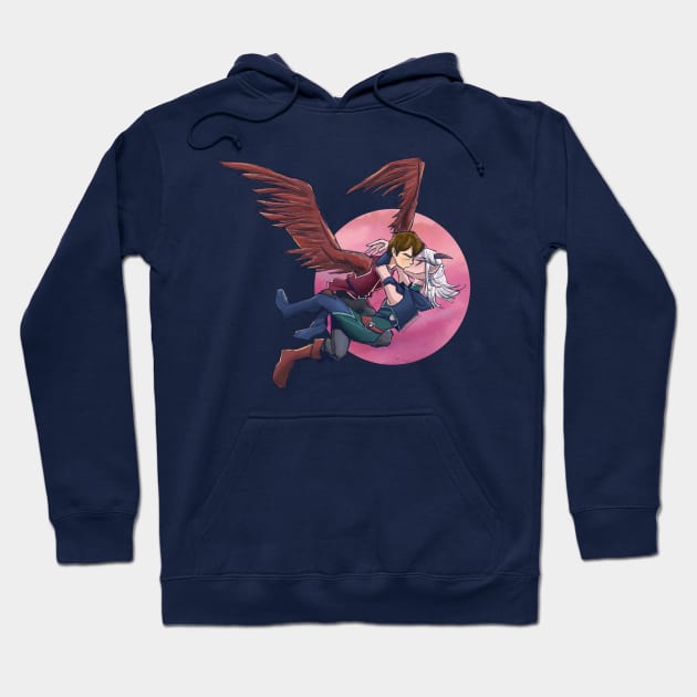 Rayla and Callum's Kiss Hoodie by inhonoredglory